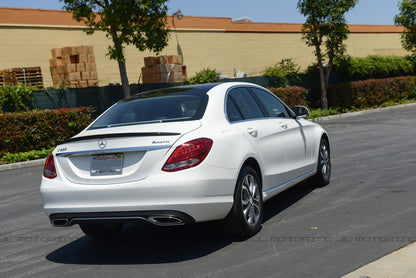 Mercedes W205 C Class AMG Style Carbon Fiber Trunk Spoiler