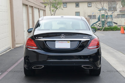 Mercedes W205 C Class AMG Style Carbon Fiber Trunk Spoiler