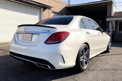 Mercedes W205 C Class AMG Style Carbon Fiber Trunk Spoiler