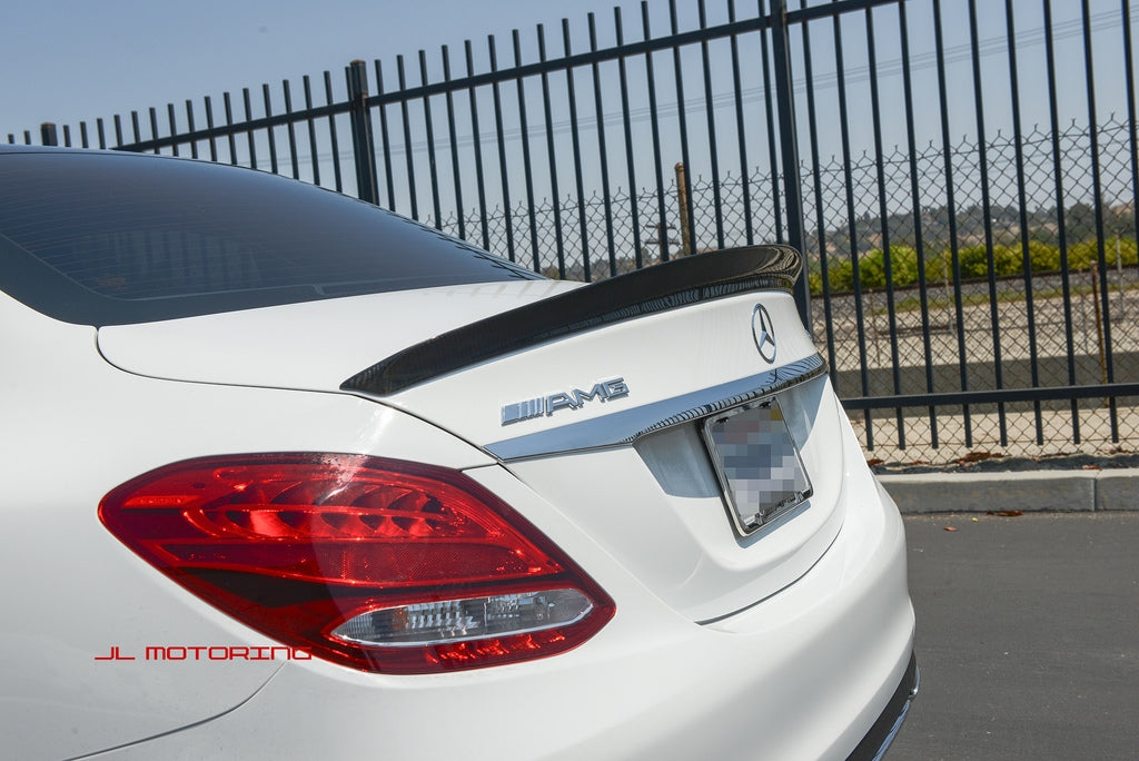 Mercedes W205 C Class V2 Carbon Fiber Trunk Spoiler