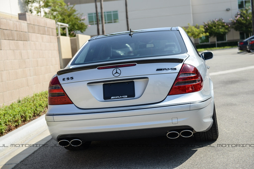 Mercedes W211 E Class AMG Style Carbon Fiber Trunk Spoiler