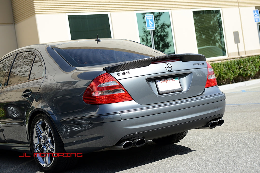 Mercedes W211 Carlsson Style Carbon Fiber Trunk Spoiler