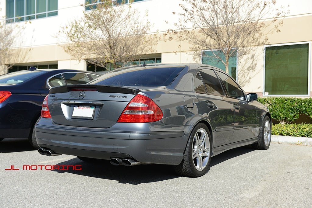 Mercedes W211 E Class Carlsson Style Carbon Fiber Trunk Spoiler