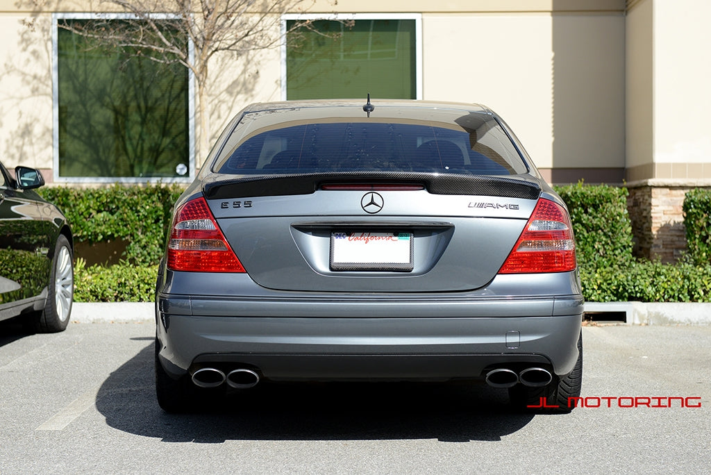 Mercedes W211 Carlsson Style Carbon Fiber Trunk Spoiler