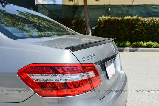 Mercedes W212 E Class E63 AMG Style Carbon Fiber Trunk Spoiler