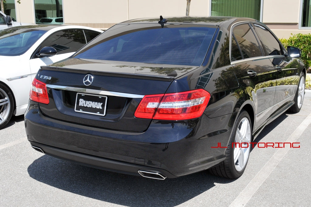 Mercedes W212 E Class E63 AMG Style Carbon Fiber Trunk Spoiler