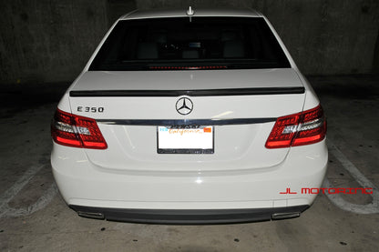 Mercedes W212 E Class E63 AMG Style Carbon Fiber Trunk Spoiler