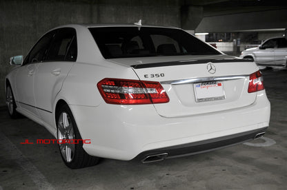 Mercedes W212 E Class E63 AMG Style Carbon Fiber Trunk Spoiler