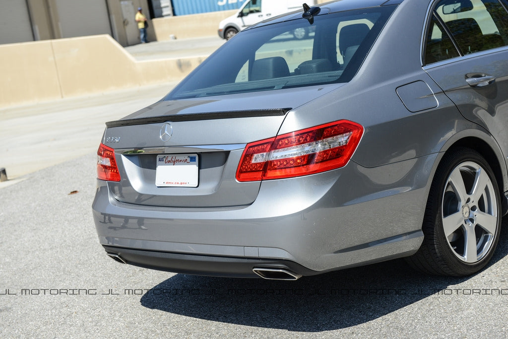 Mercedes W212 E Class E63 AMG Style Carbon Fiber Trunk Spoiler