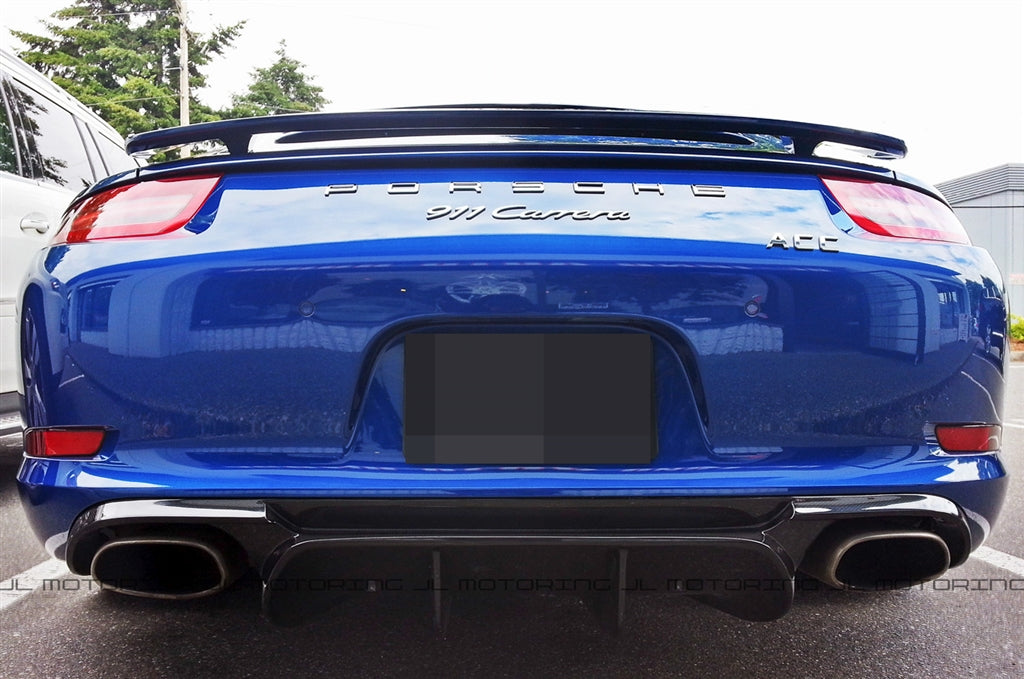Porsche 991 911 Carrera Carbon Fiber Rear Diffuser