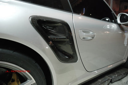 Porsche 997 Turbo Carbon Fiber Side Vents - JL Motoring