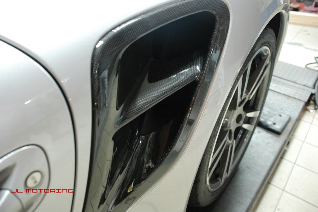 Porsche 997 Turbo Carbon Fiber Side Vents - JL Motoring
