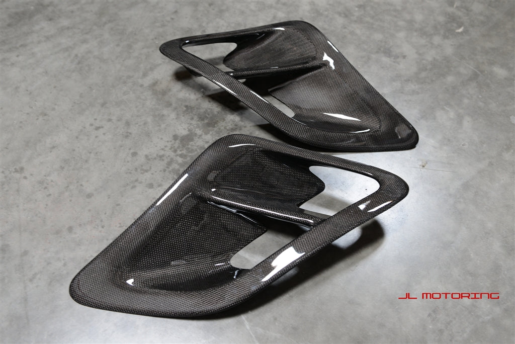 Porsche 997 Turbo Carbon Fiber Side Vents - JL Motoring