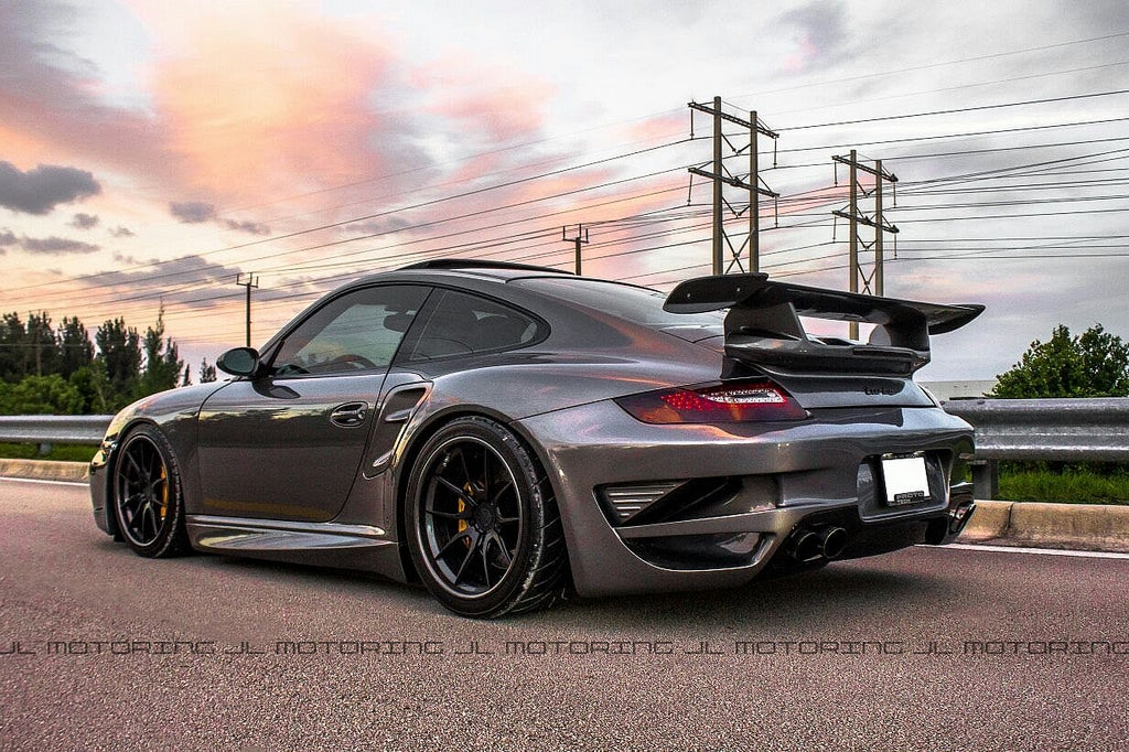 Porsche 997 Turbo Carbon Fiber Rear Wing Spoiler