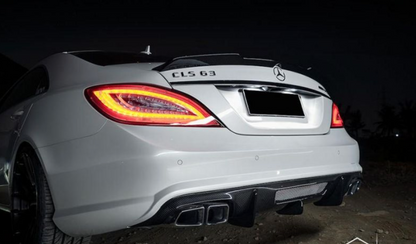 Mercedes W218 CLS 63 AMG DTM Carbon Fiber Rear Diffuser