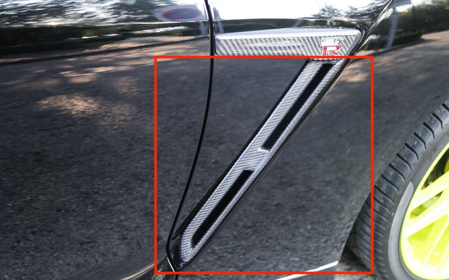 Nissan R35 GTR Carbon Fiber Fender Vents