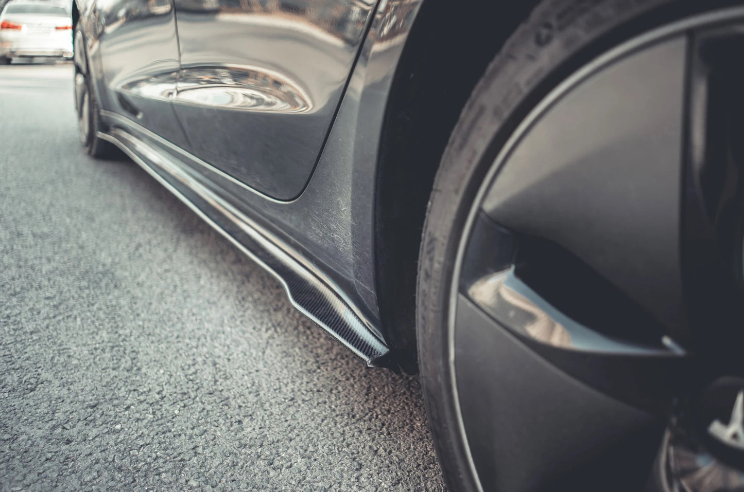 Tesla Model 3 Carbon Fiber Side Skirts