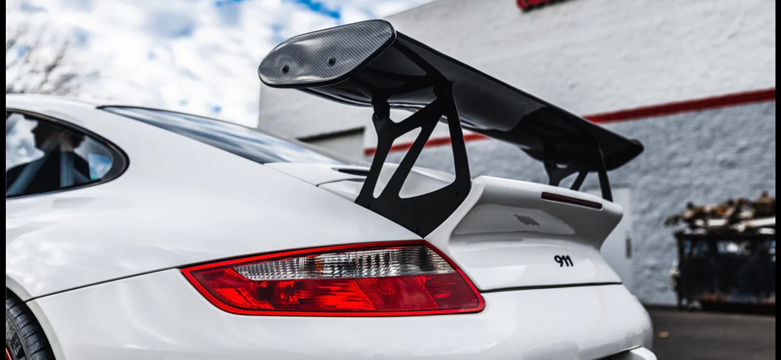 997.2 Rear Porsche 997 997.2 Carrera GT3 RS Carbon Fiber Rear Wing Spoiler ...